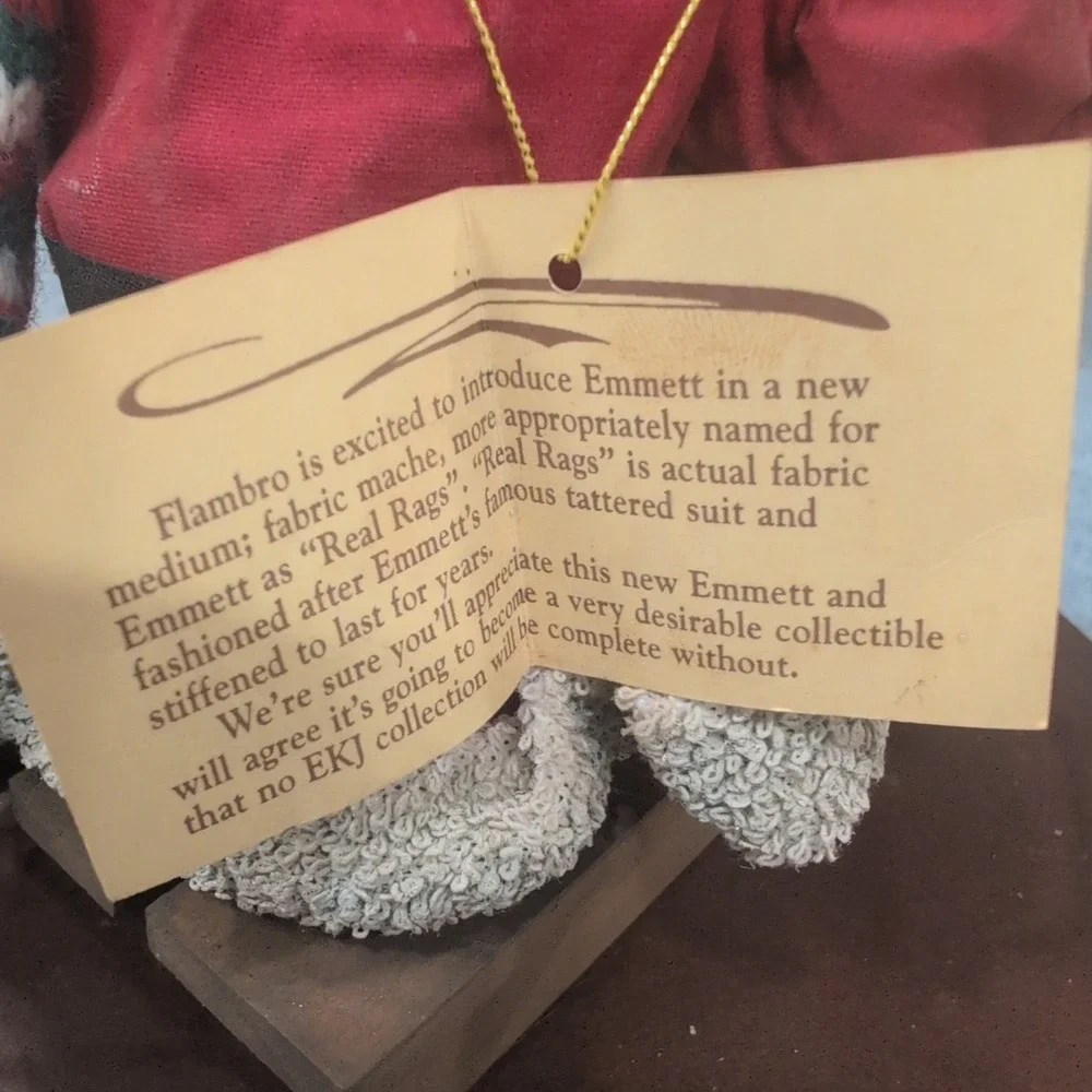 Emmett Kelly Jr‎ REAL RAGS Watch Out Below Collection  Clown Christmas Figurine - Picture 6 of 12